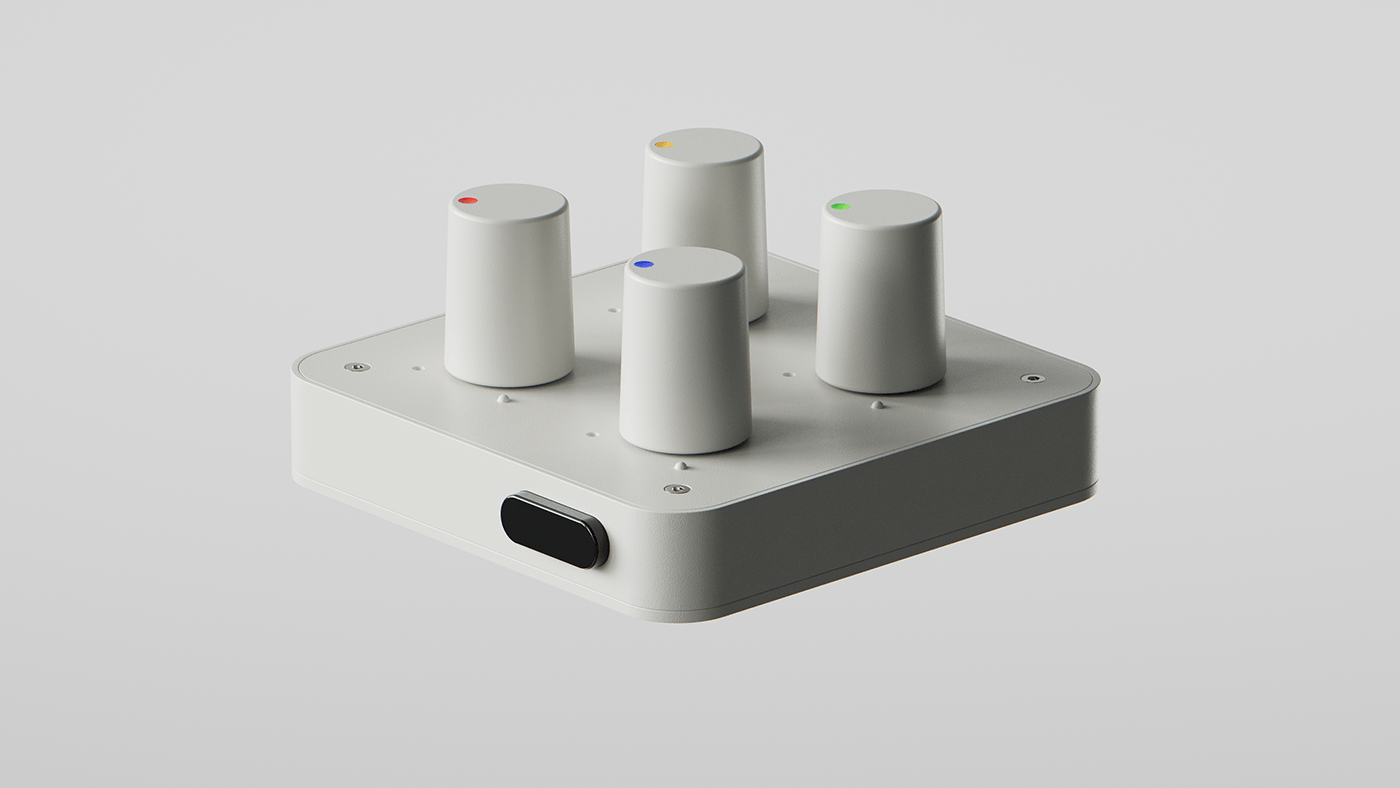 device knob animation  Sound Design  concept industrial design  c4d 3D redshift CGI