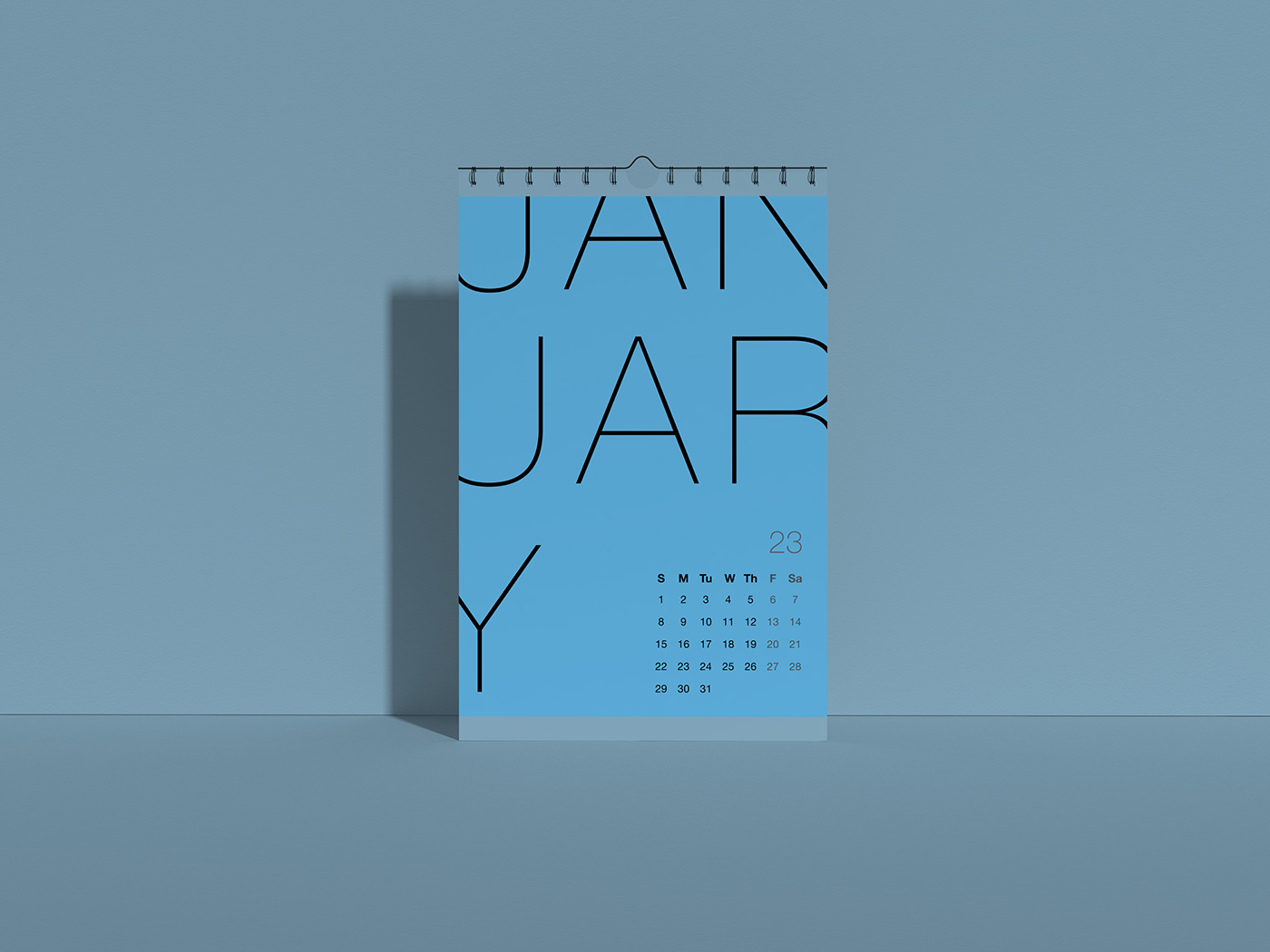 calendar Poster Design typography   календарь calendar design calendar2023 design