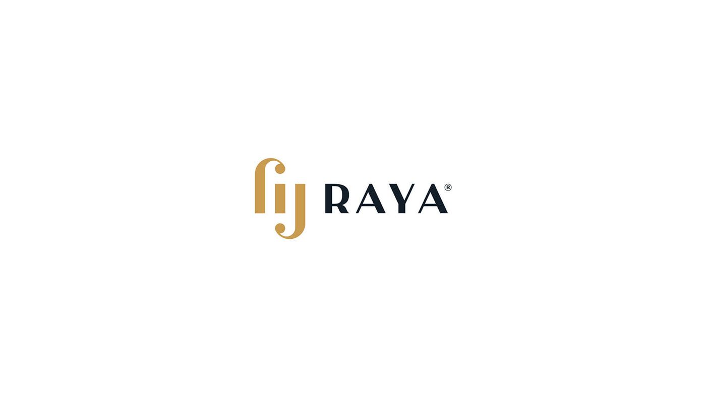 raya logo design corporate branding  brand identity ambigram