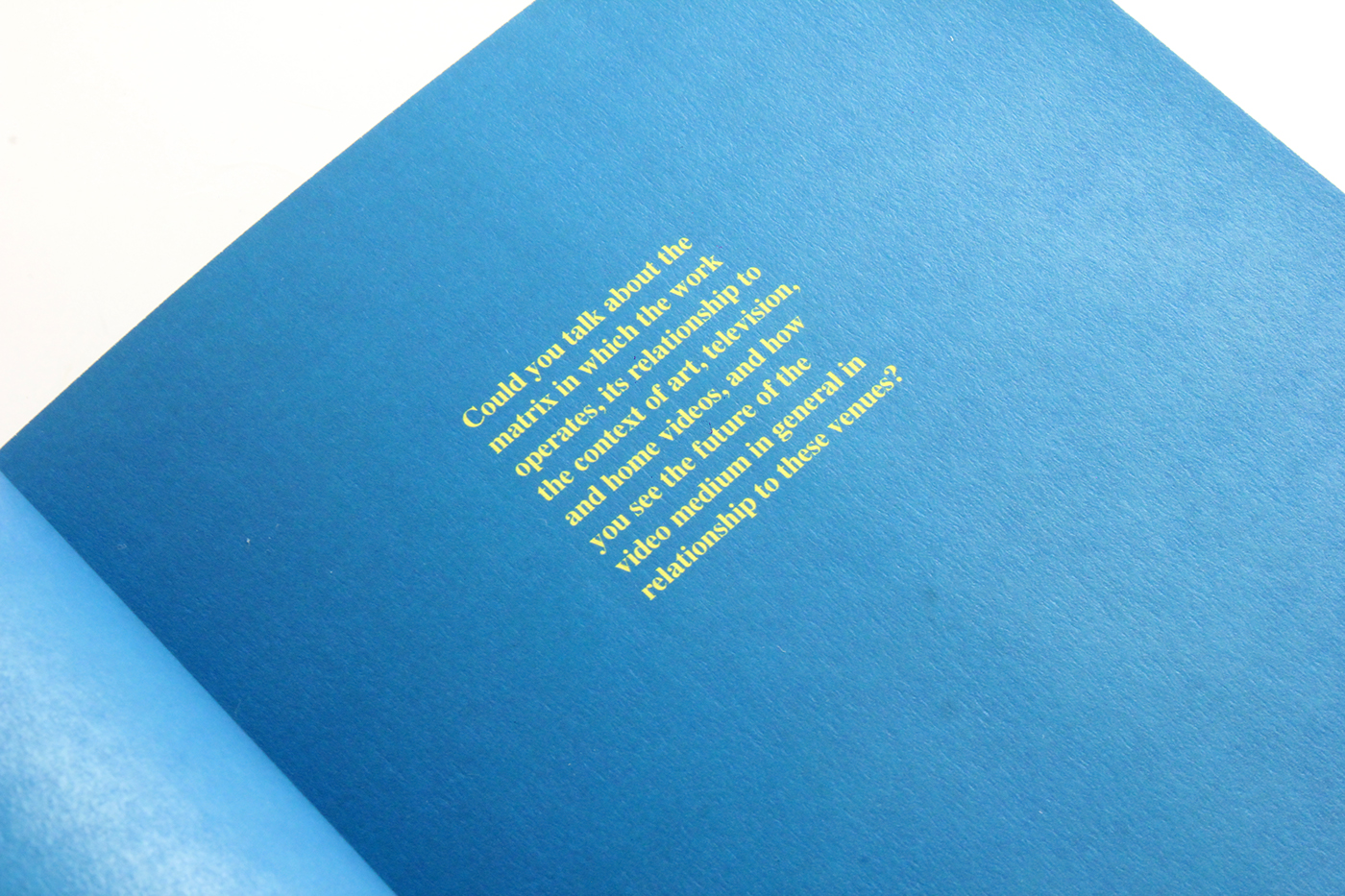 Bill Viola book design layouting editorial blue branding  graphic design  typography  