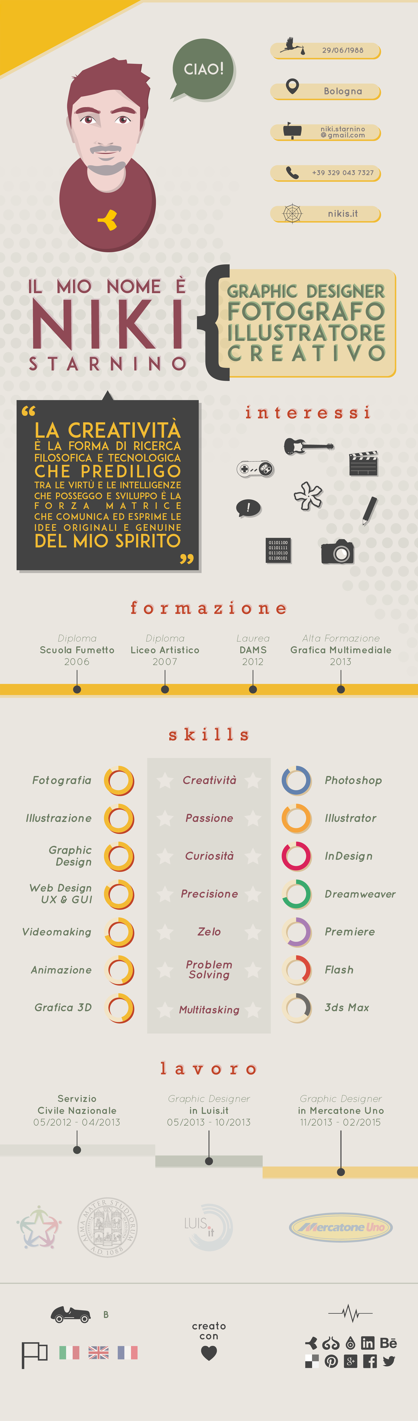 Resume infographic CV work experience creative curriculum ILLUSTRATION  skills Layout scrollpaper