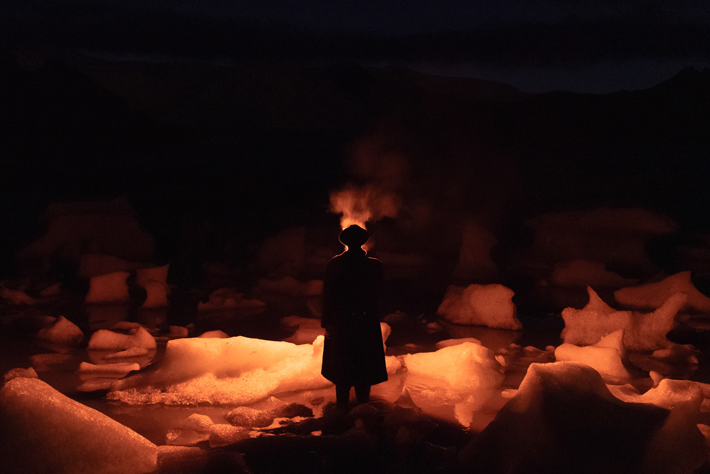 fire night night photography landscape photography mystery dark iceland Nature portrait ice