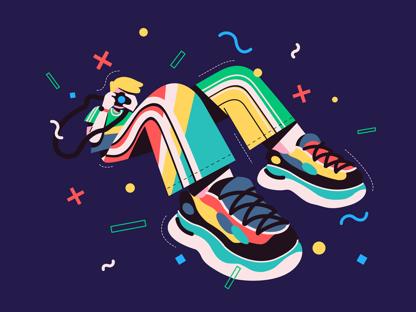 adidas Character Character design  characters ILLUSTRATION  Nike puma sneakers vector