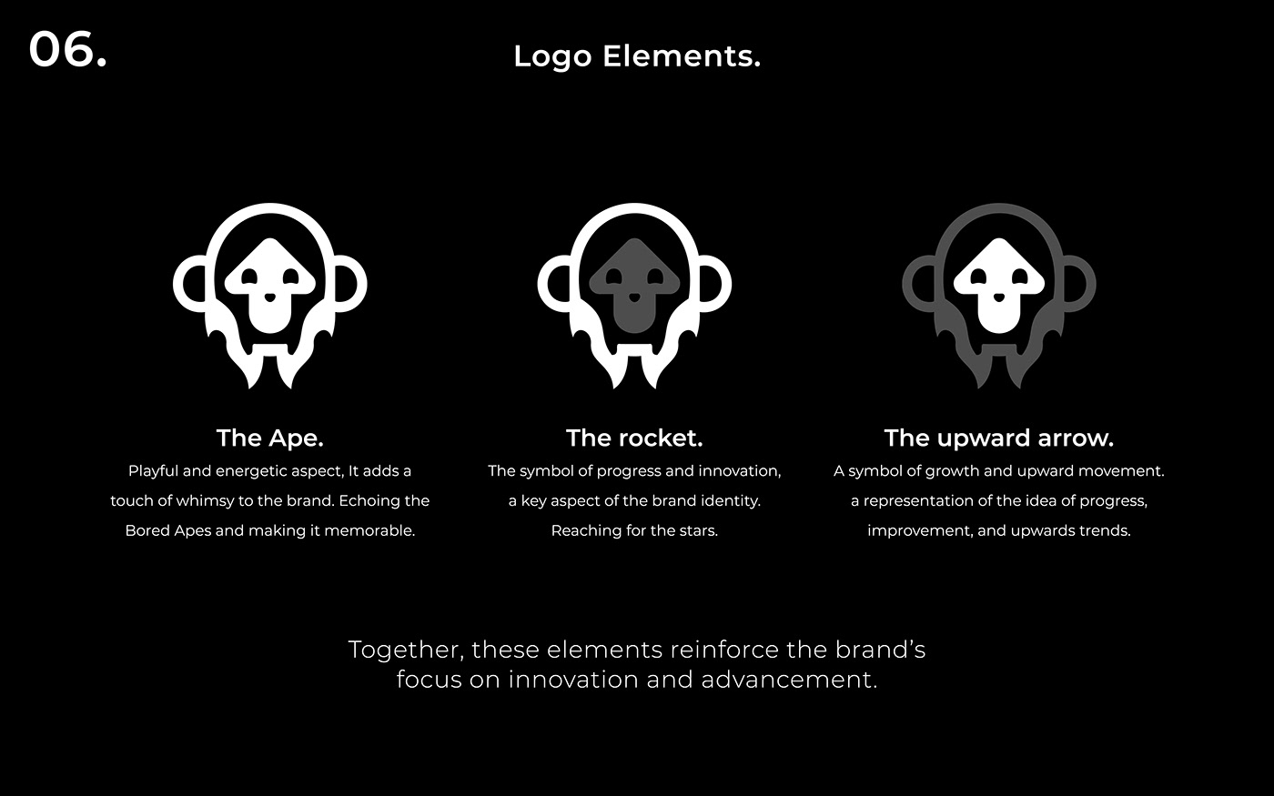 Image showing the different parts of the logo, and the iconography and meaning behind it. 