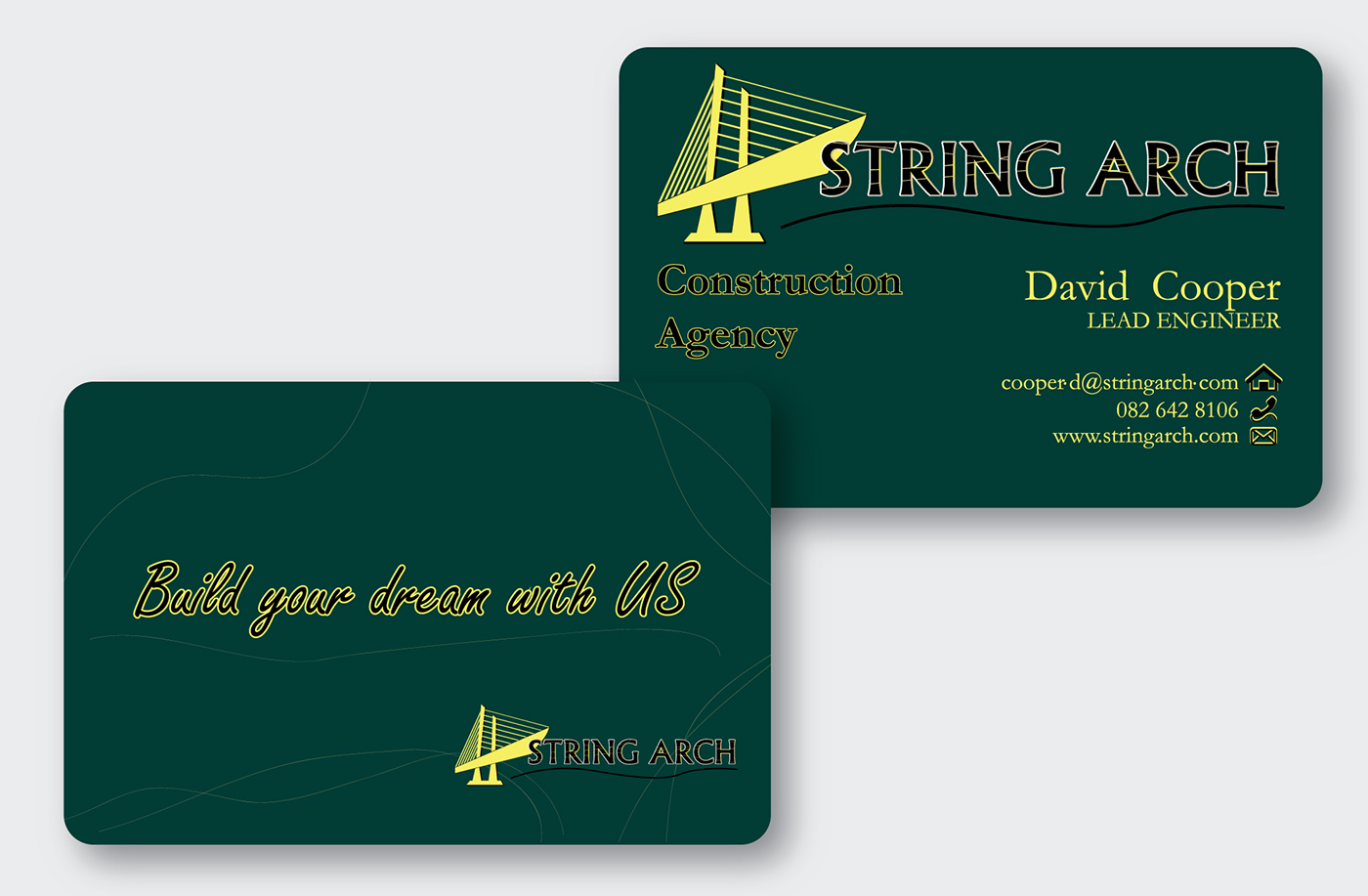 Business card design identity branding  lettering graphic design  Logo Design vector