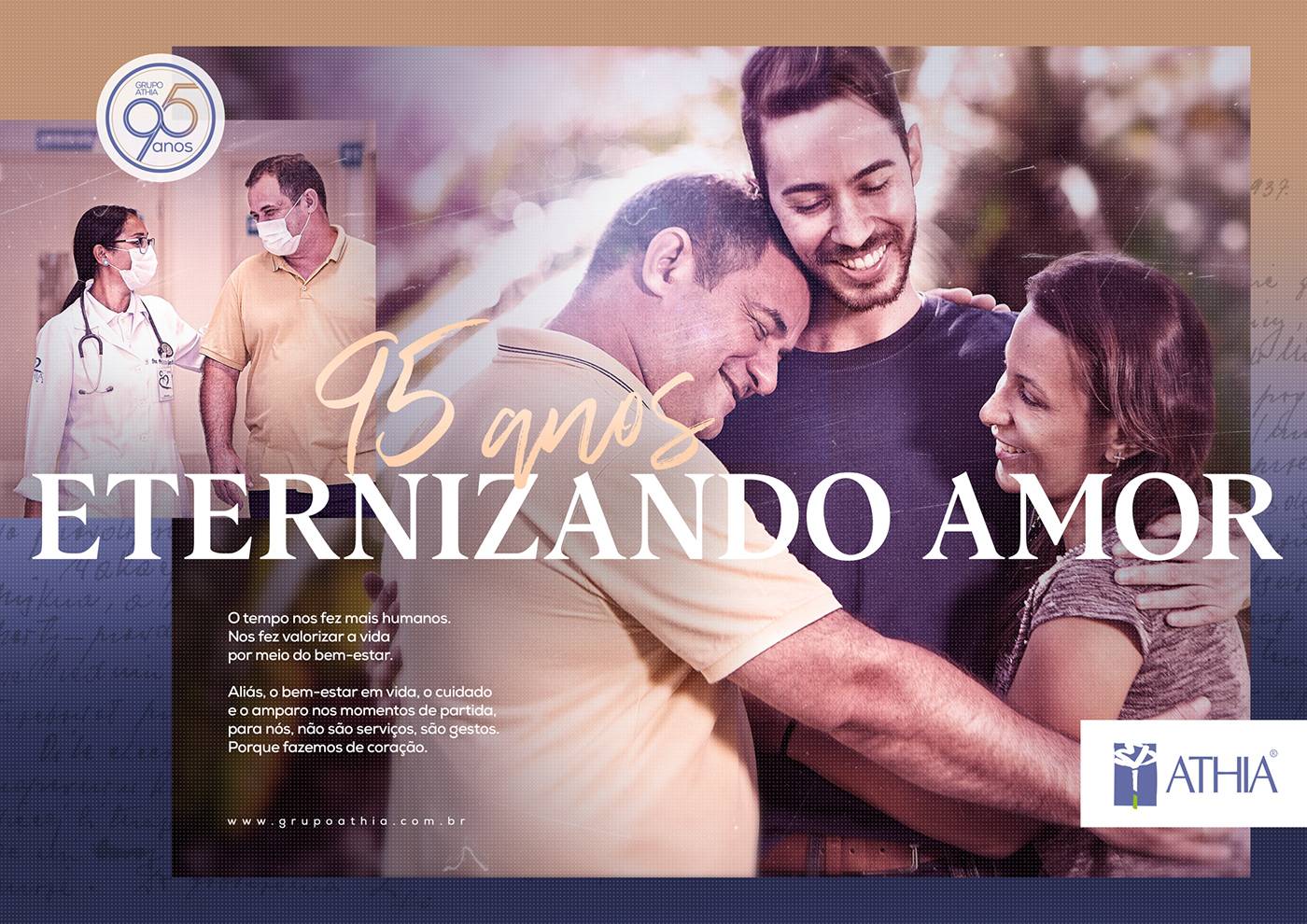 ad Advertising  assistência familiar athia campanha eternizando amor funeraria graphic design  publicidade
