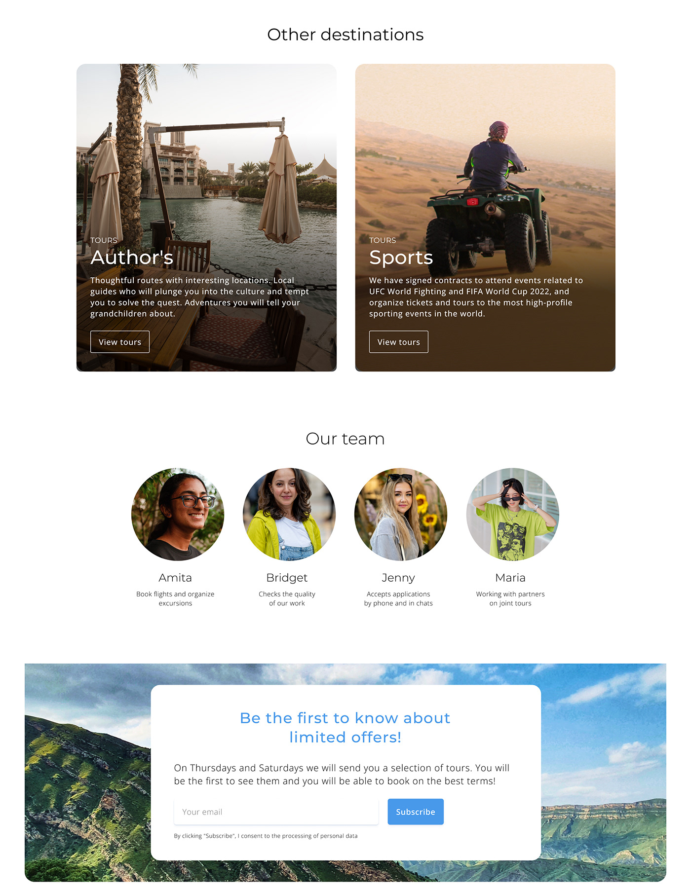 Website landing page Travel travel agency tourism design marketing   minimalist clean simple