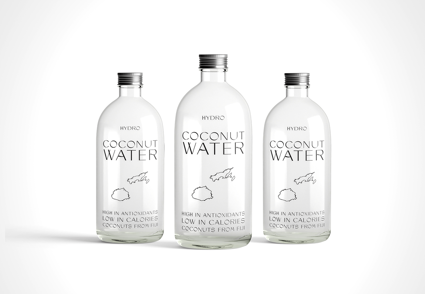 beverage bottle design brand identity branding  coconut water drink Packaging packaging design typography   water