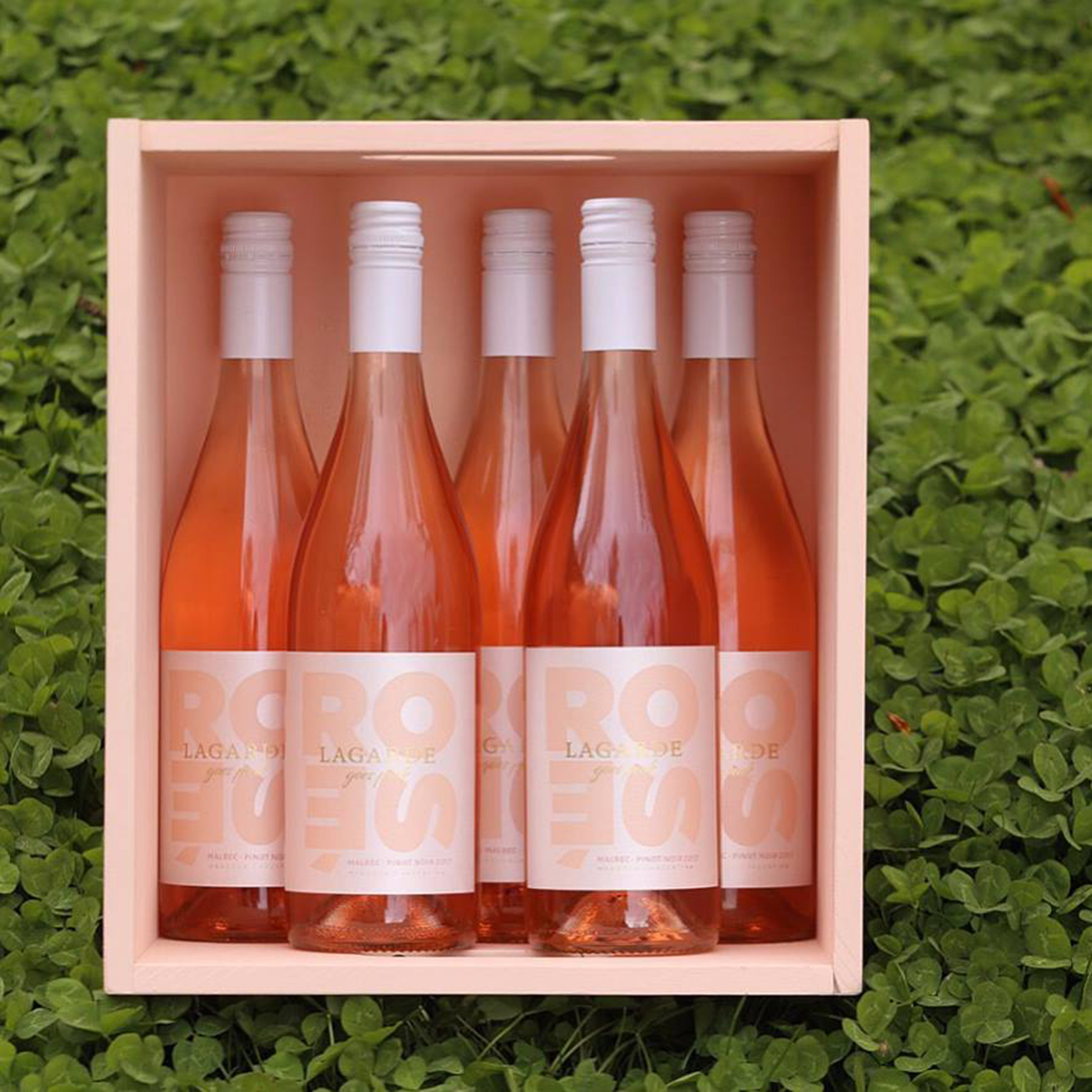 wine Packaging rose Label