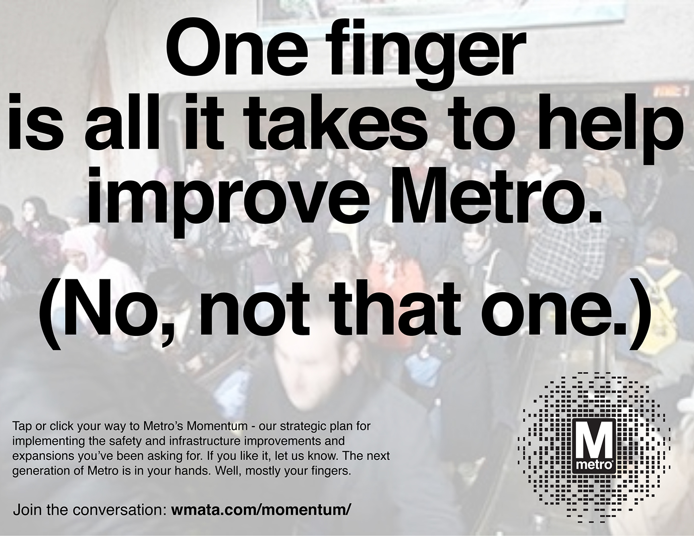 Transit utility outreach Outdoor Advertising  metro