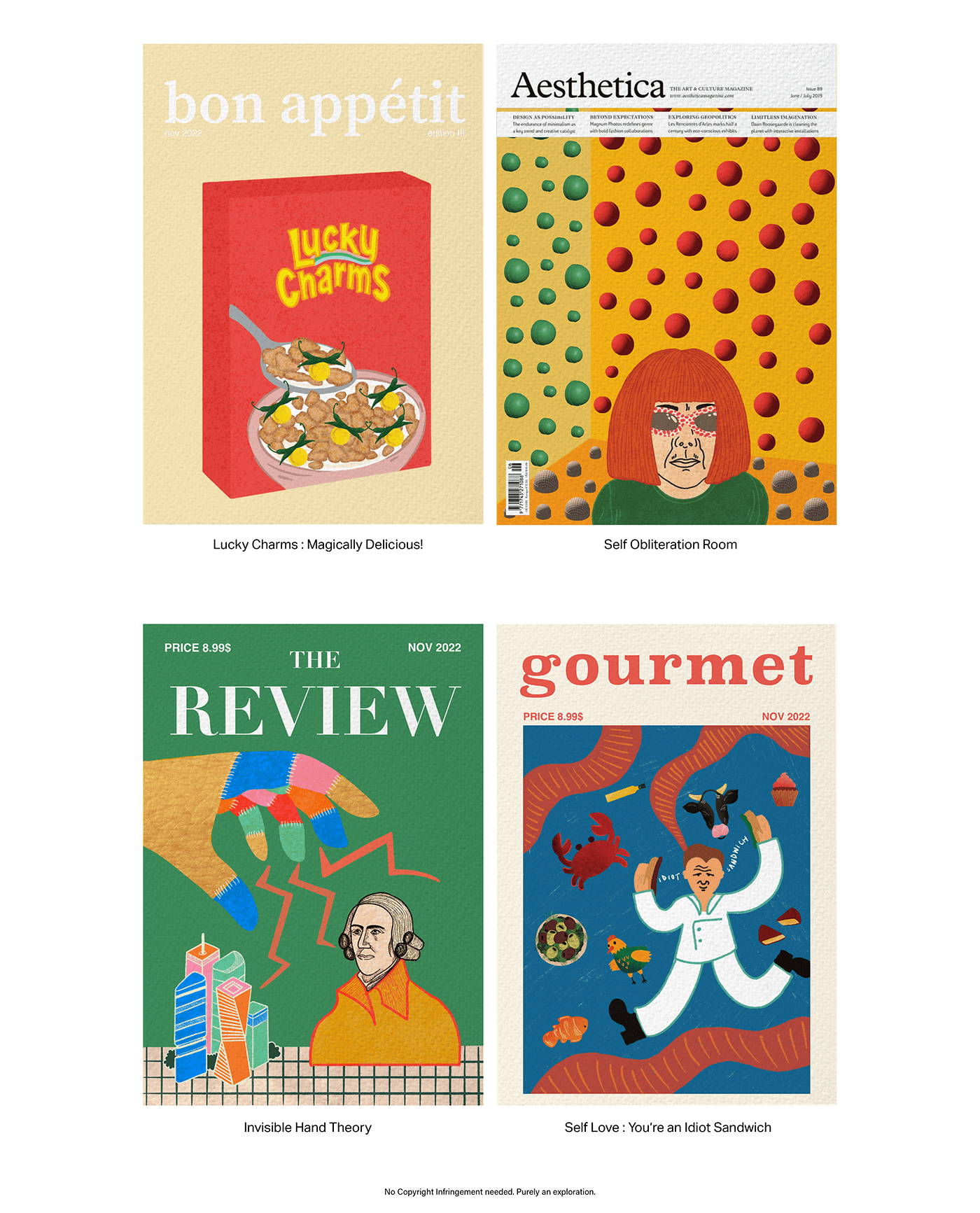concept conceptual cover cover design editorial Editorial Illustration ILLUSTRATION  Layout magazine Magazine Covers