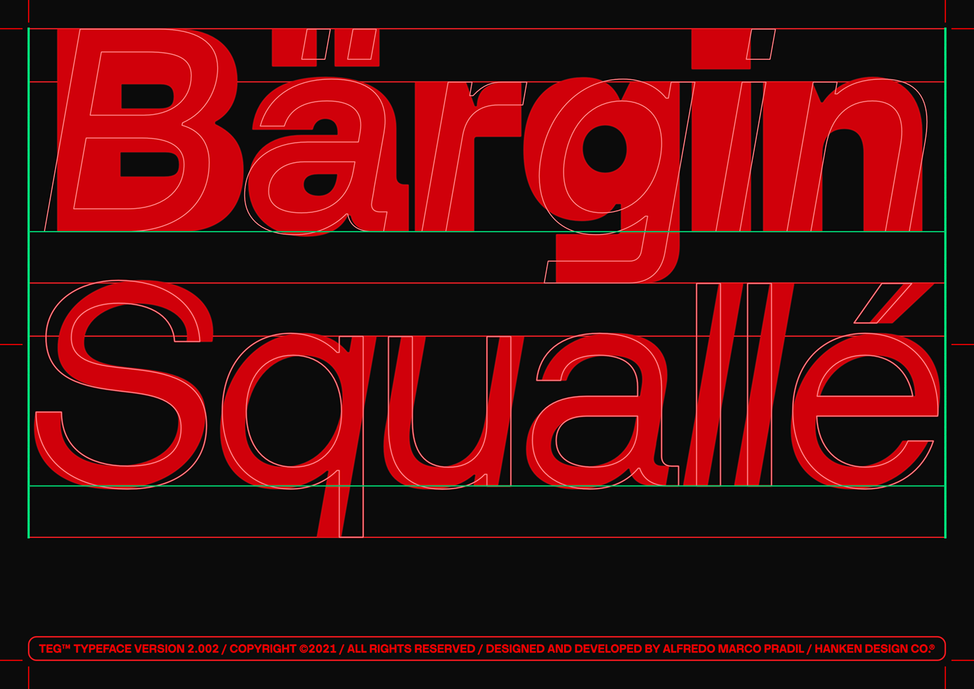 modern grotesque sans serif Space  Typeface font teg grotesk geometric