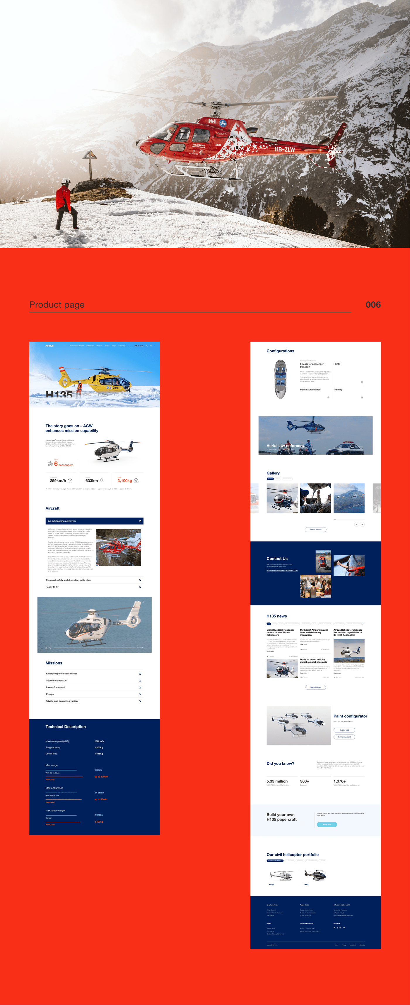 Airbus Aircraft airplane concept corporate Figma redesign UI/UX Web Design  Website