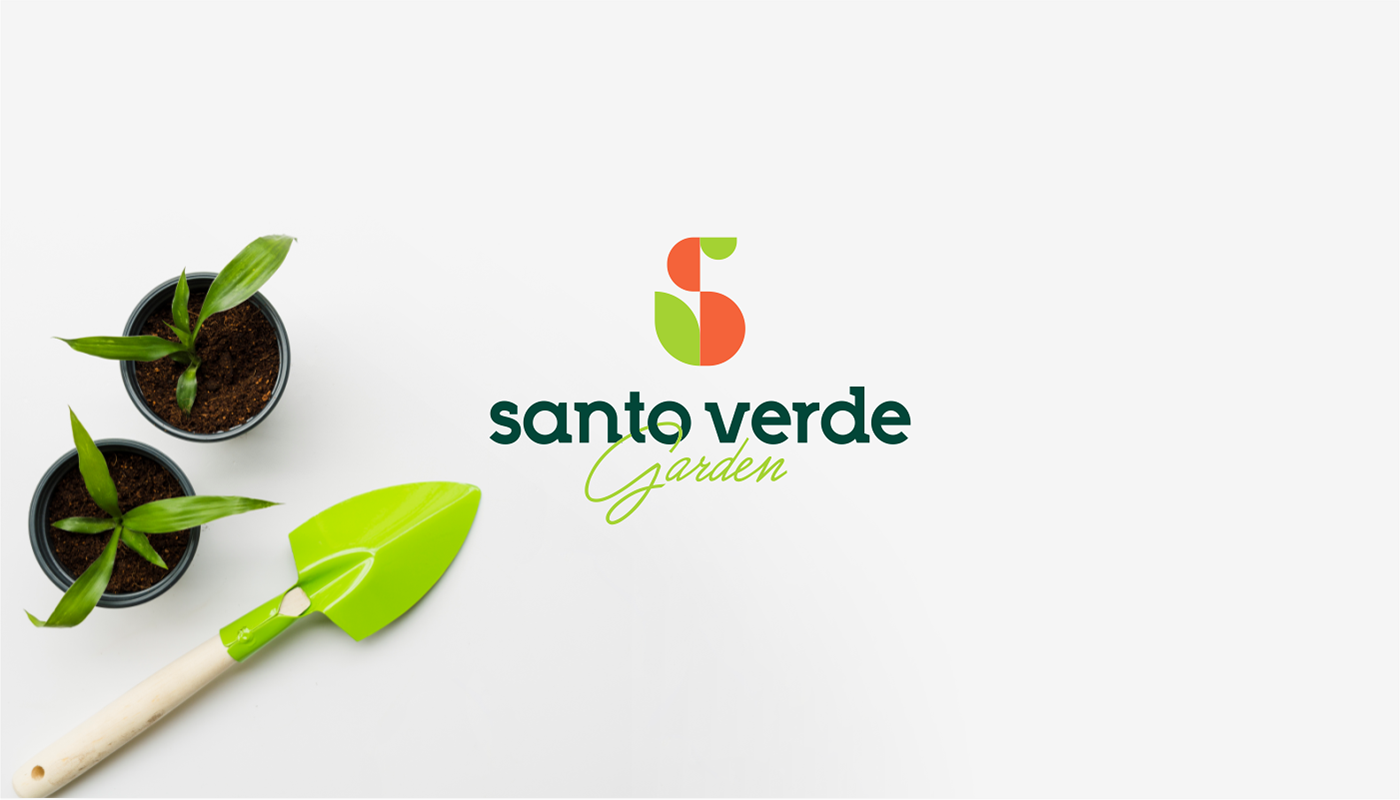 Behance brand flower garden identidade logo Logotipo marca