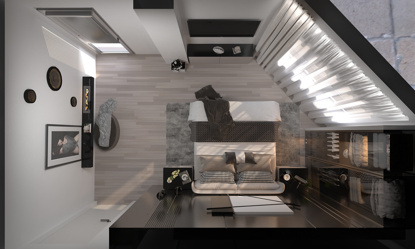 3ds max architecture bedroom bedroom design corona design interior design  modern Render visualization