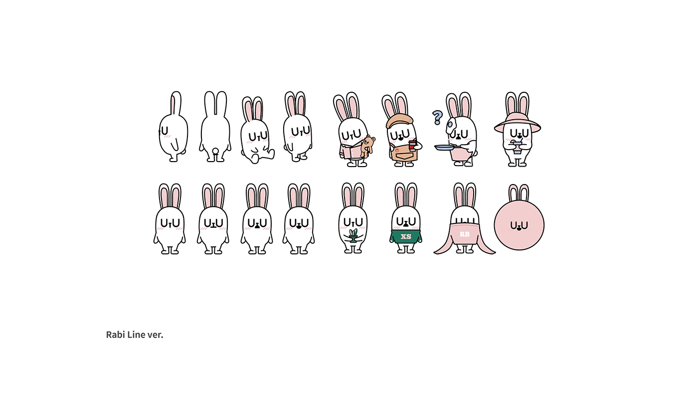 Character graphic branding  rabbit toy illust product ILLUSTRATION  adobeawards Semis