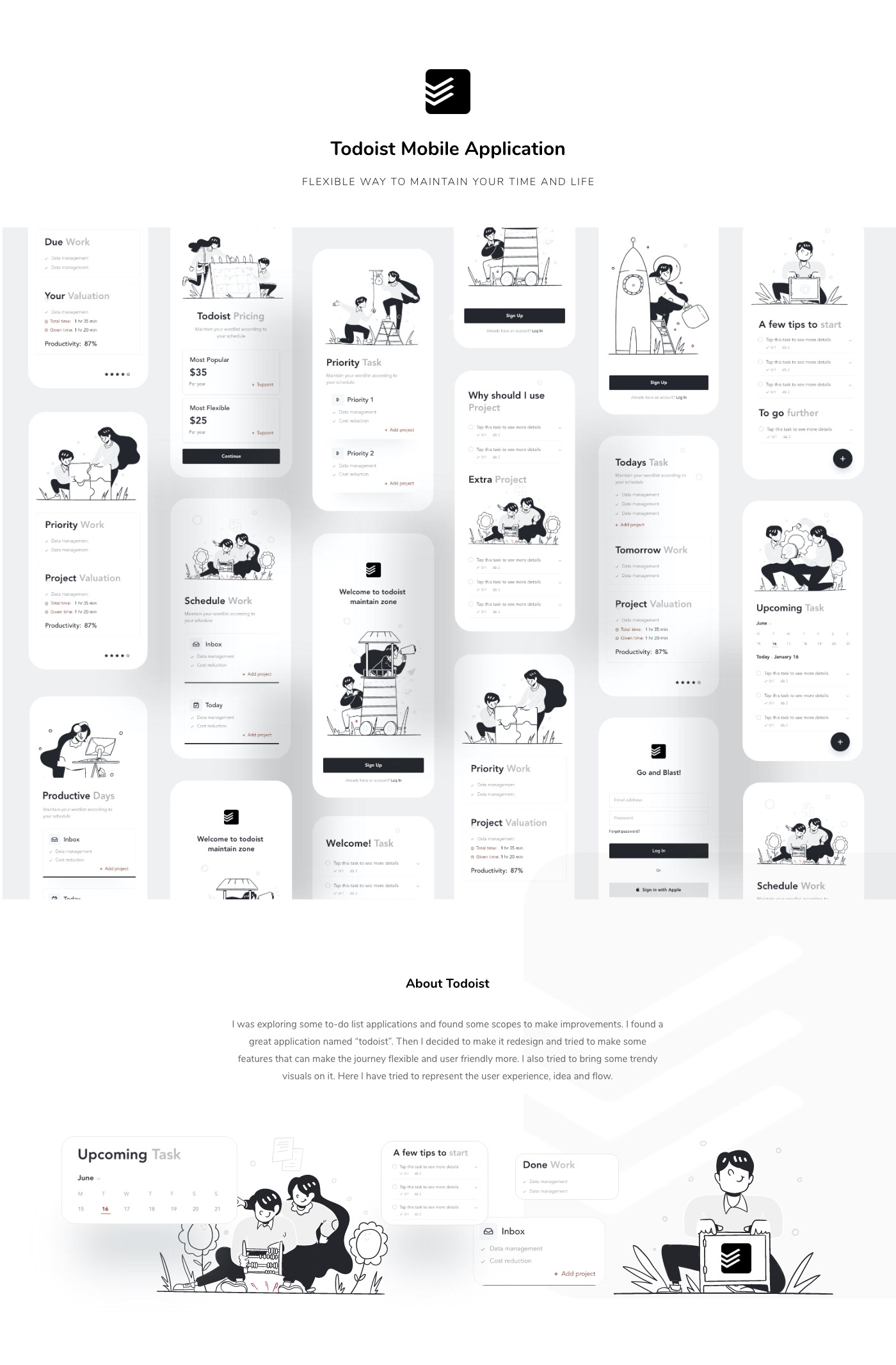 CaseStudy research Todoist todolist UI user interface ux UX Research Web Webdesign