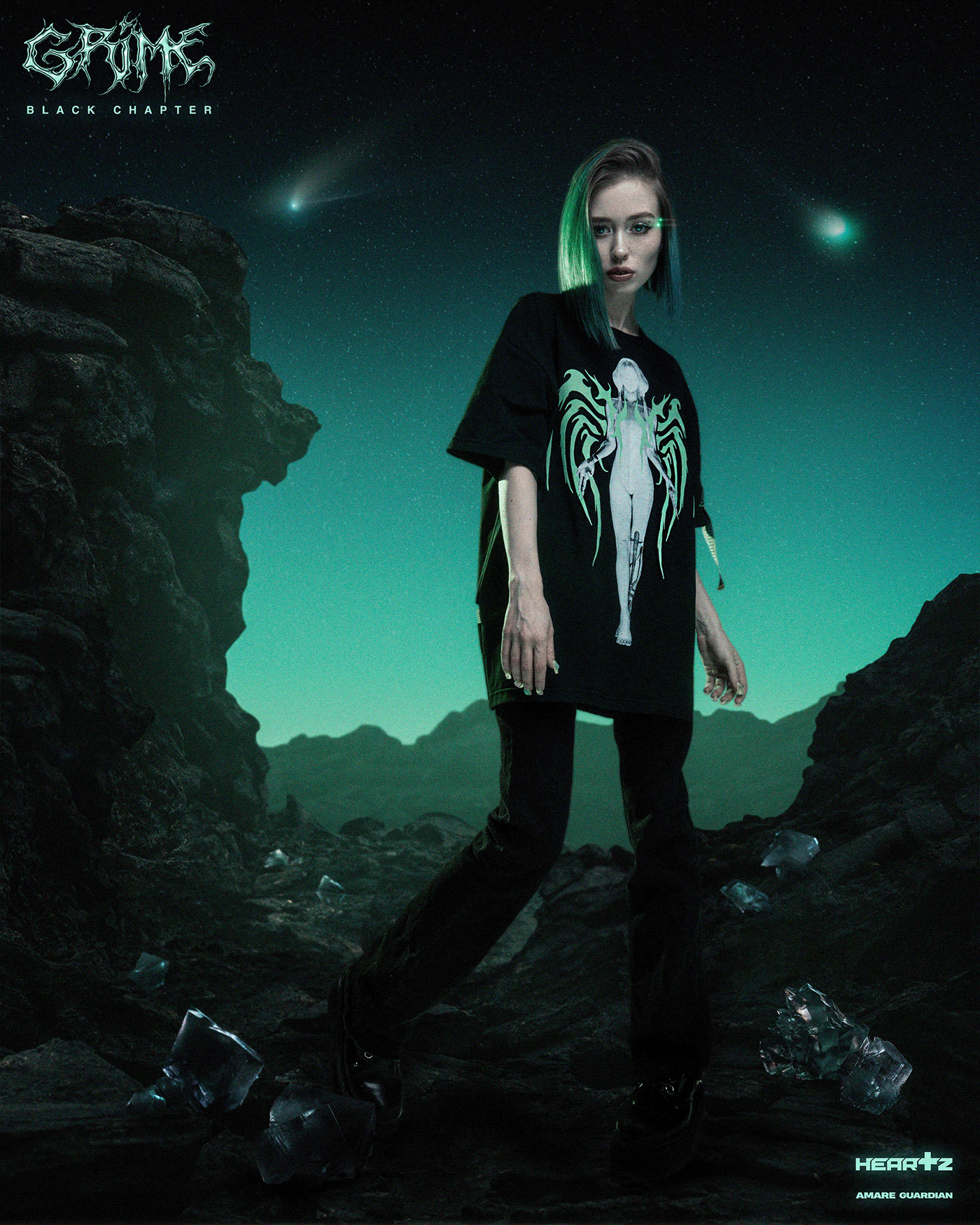 brending Brand Design Lookbook Clothing t-shirt design scifiart Cyberpunk sci-fi