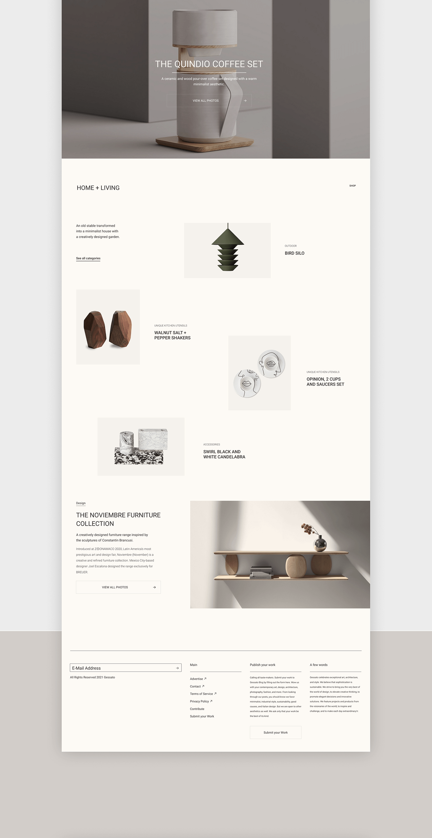 clean e-commerce Magazine design Minimalism online-store redesign ux/ui Web Design  Website