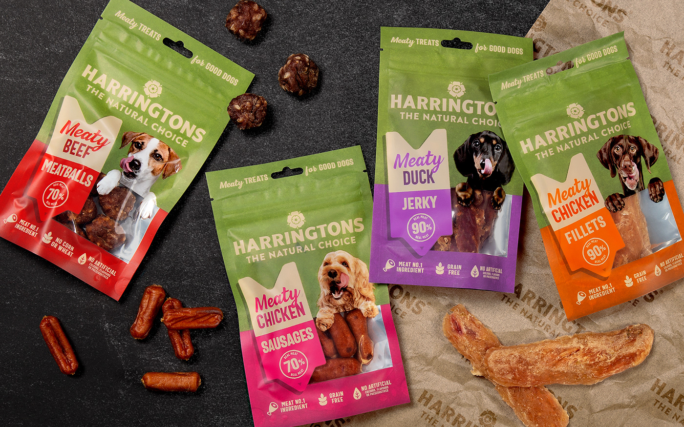 pet food Packaging packaging design visual identity branding  dog