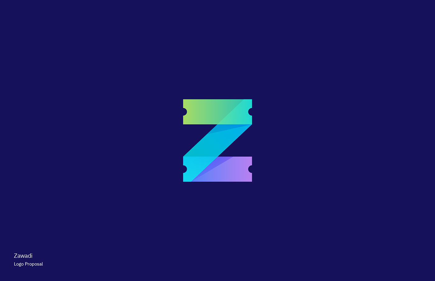 Logo Design brand identity adobe illustrator gradient modern neon visual identity