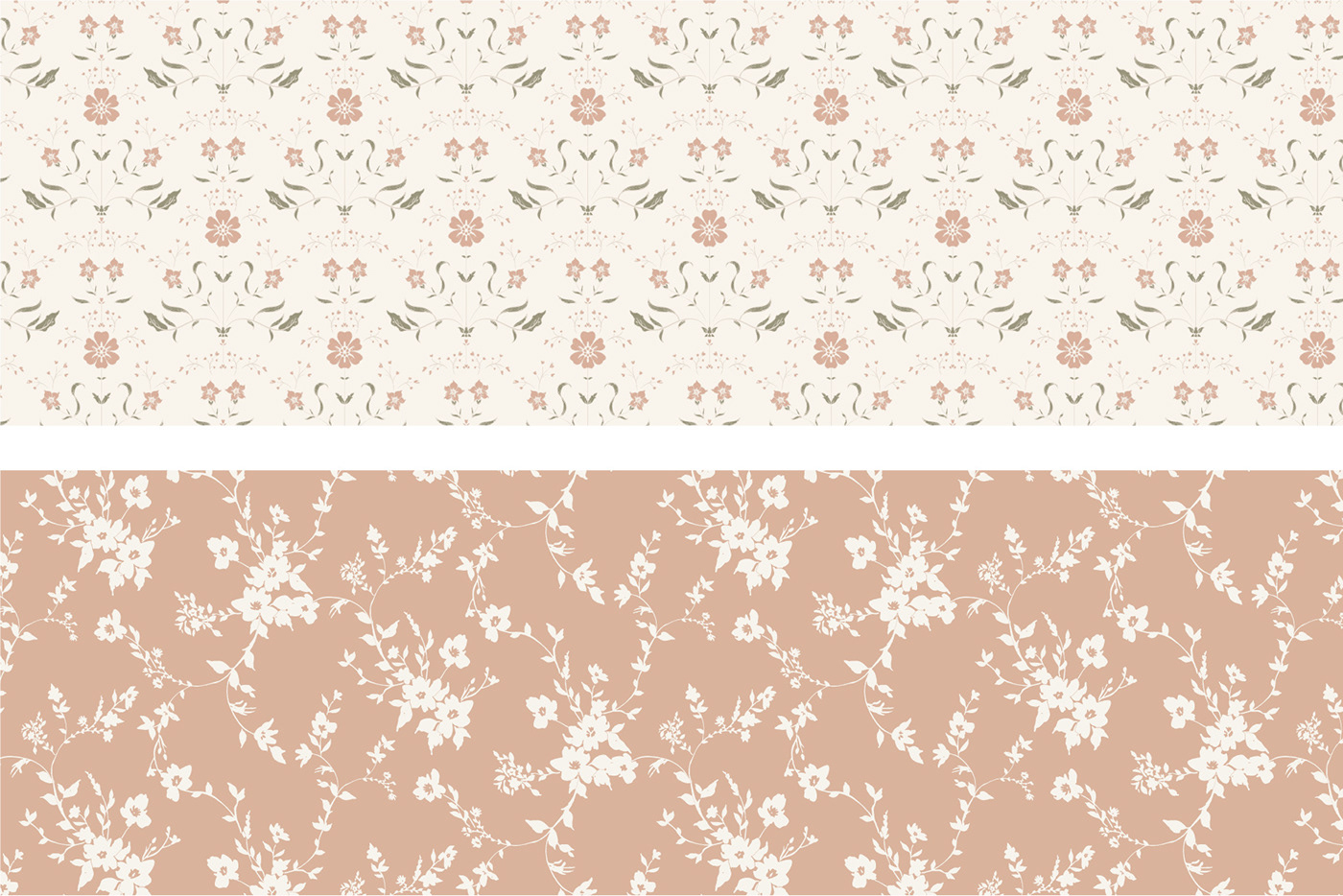 boho pink pattern collection pattern design  surface design florals Flowers block print ILLUSTRATION  rose tones