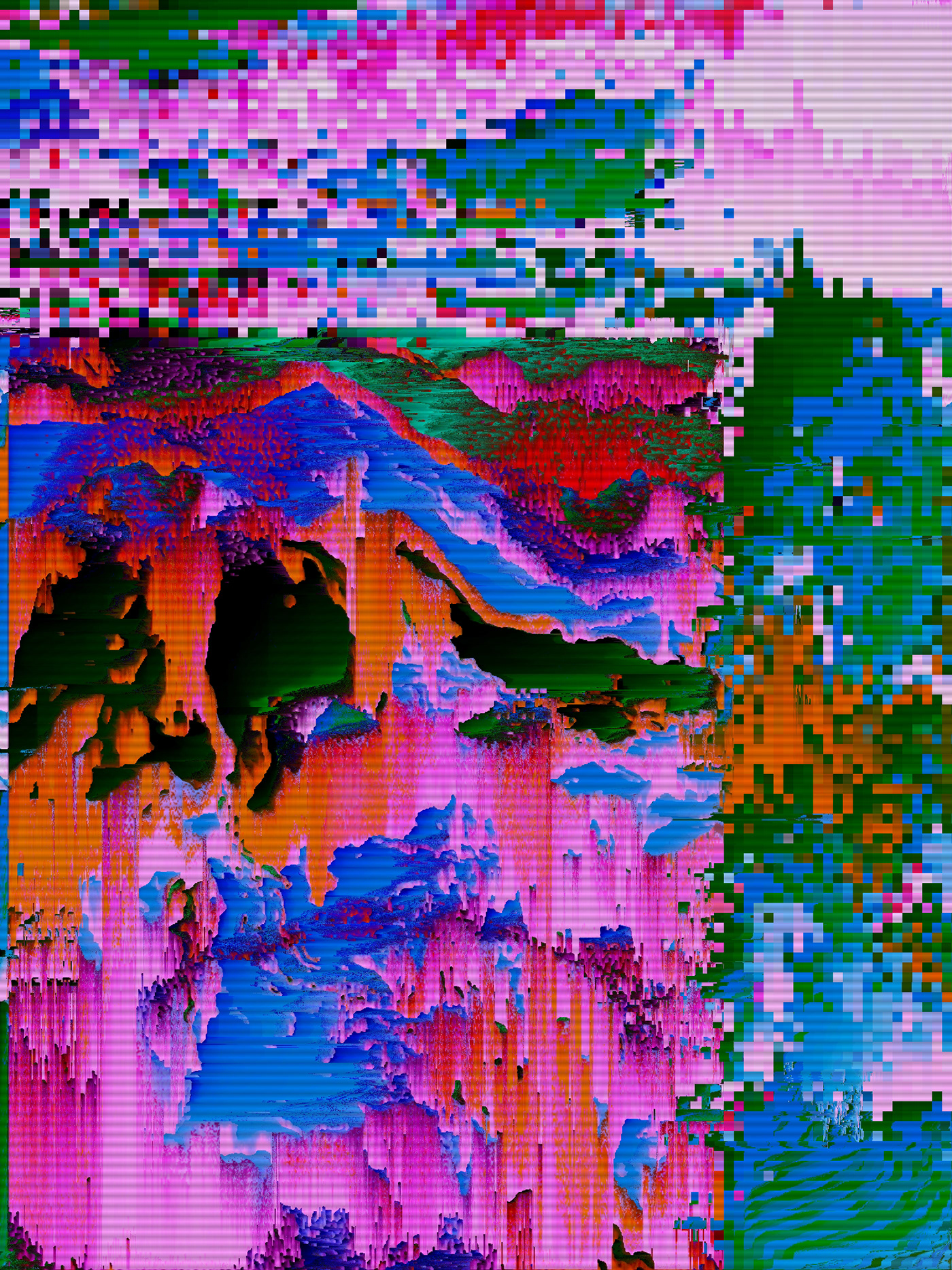 trippy abstract composition