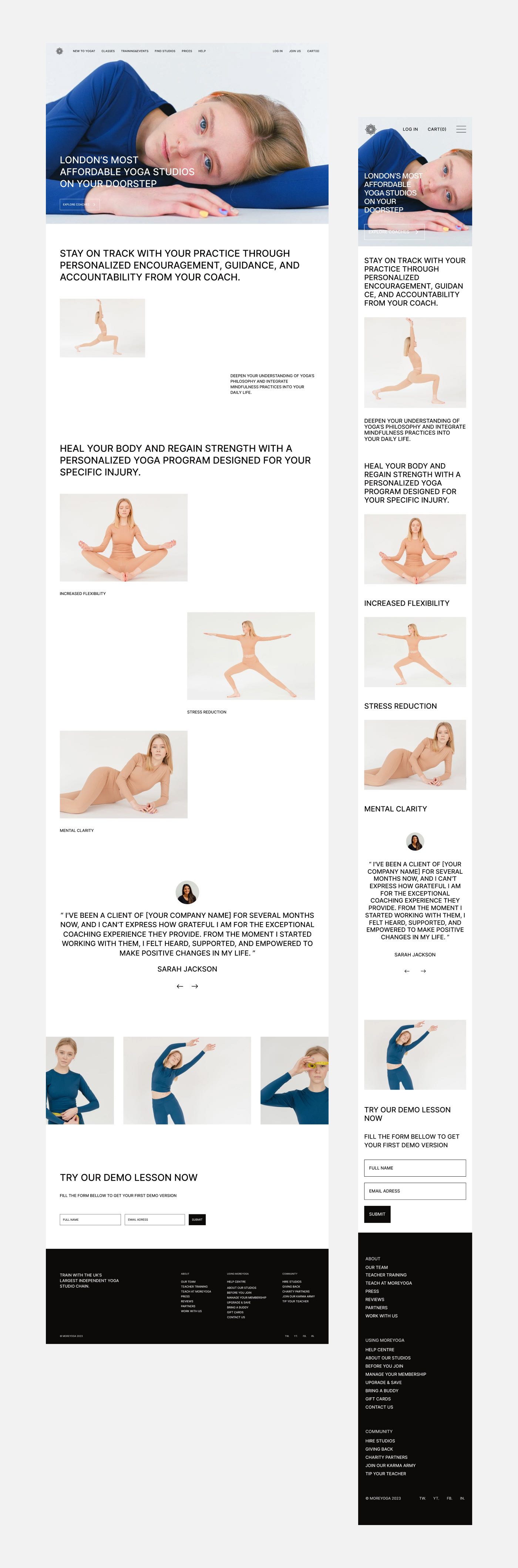 Yoga swiss ux UI ux/ui Webdesign user interface Web Design  user experience Figma