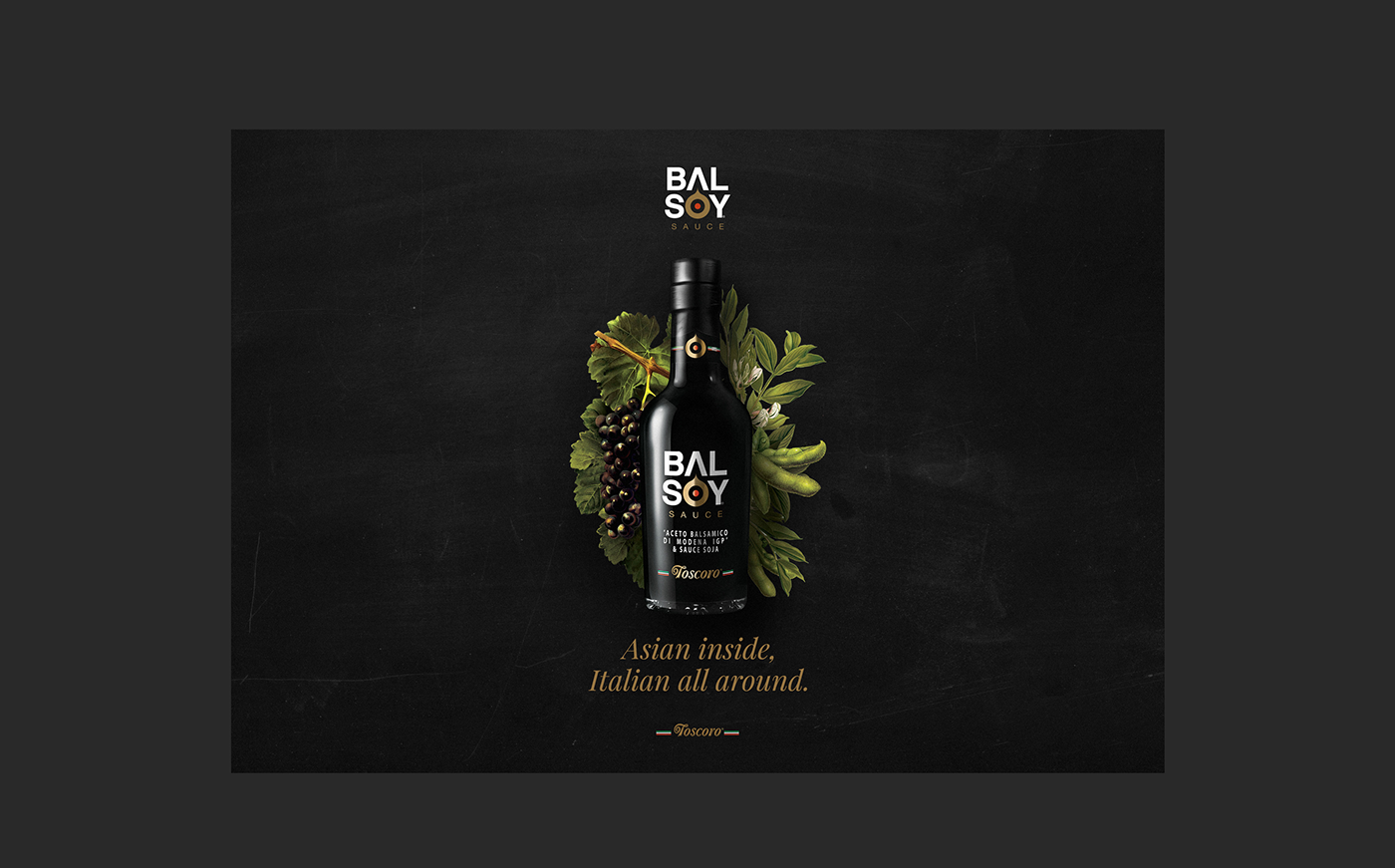 soy sauce balsamic Italy parallax Food  onepage home page landing dark Web