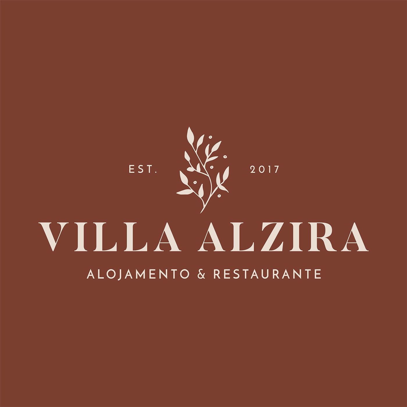 alojamento branding  hotel Logotipo restaurante Serra da Estrela