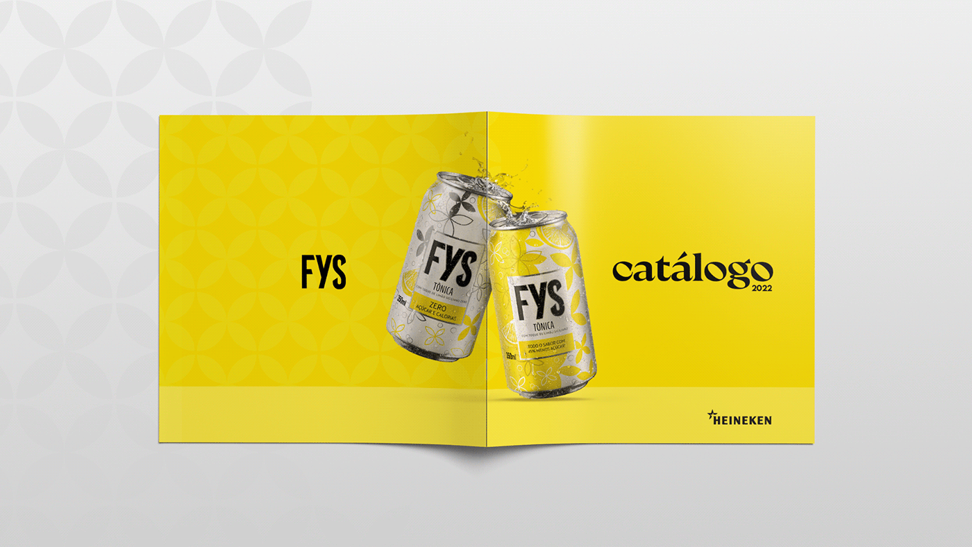 catalog catalogo FYS heineken magazine refrigerante tonic tónica tailor made design