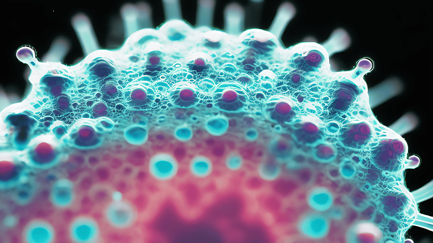 3D Bacteria CGI closeup macro microbes microbiology microscope Nature visualization