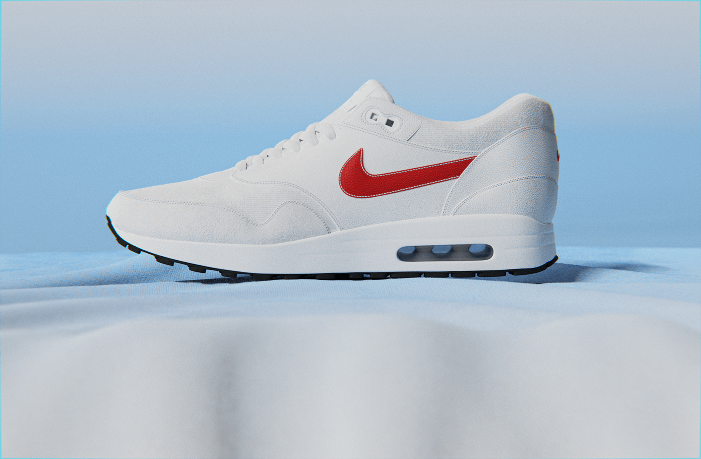 blender CGI football Nike Packaging product product design  shoes