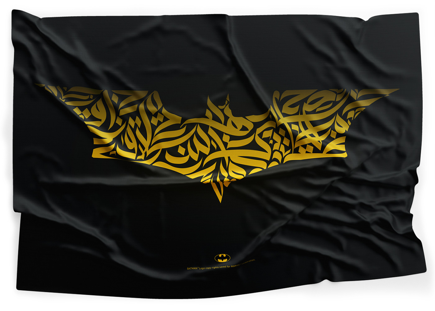 arabic batman Calligraphy   inspiration Style typography  