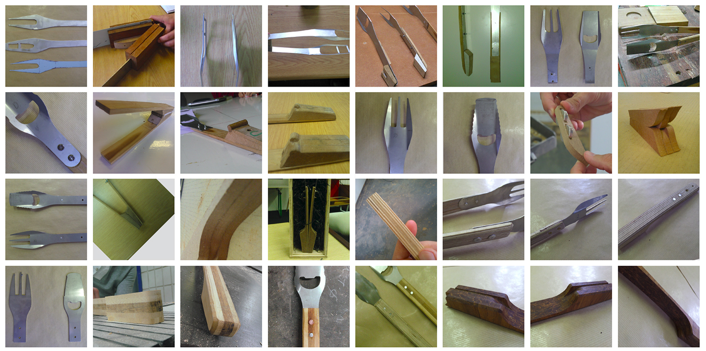 Braai tool cutlery tongs multifunctional BBQ