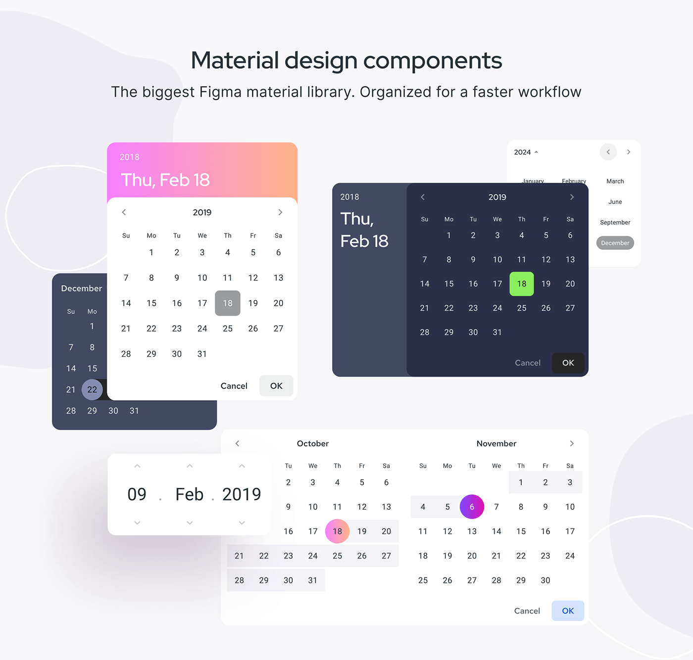 Figma Material Design kit - Components and templates on Behance