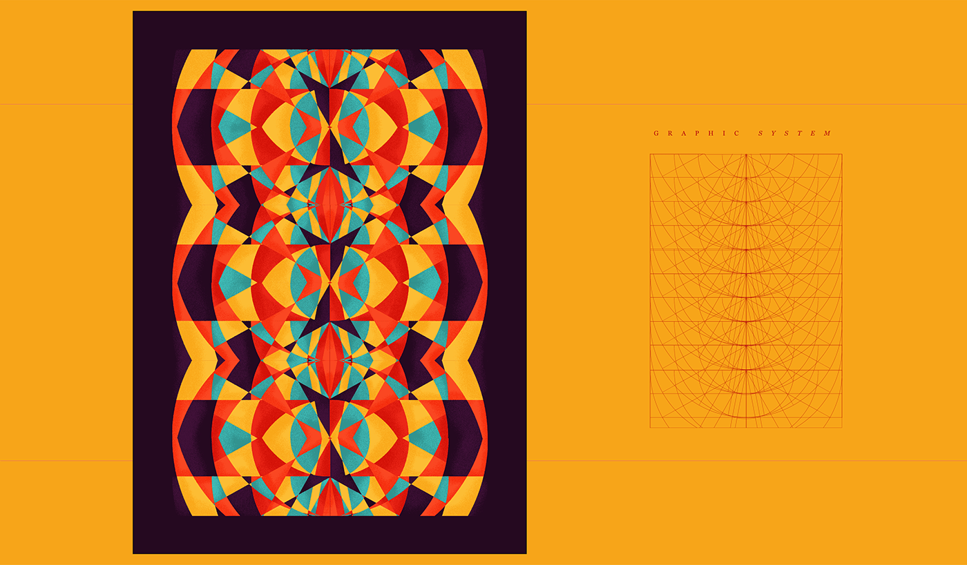 design Patterns grids poster colors graphic art direction 