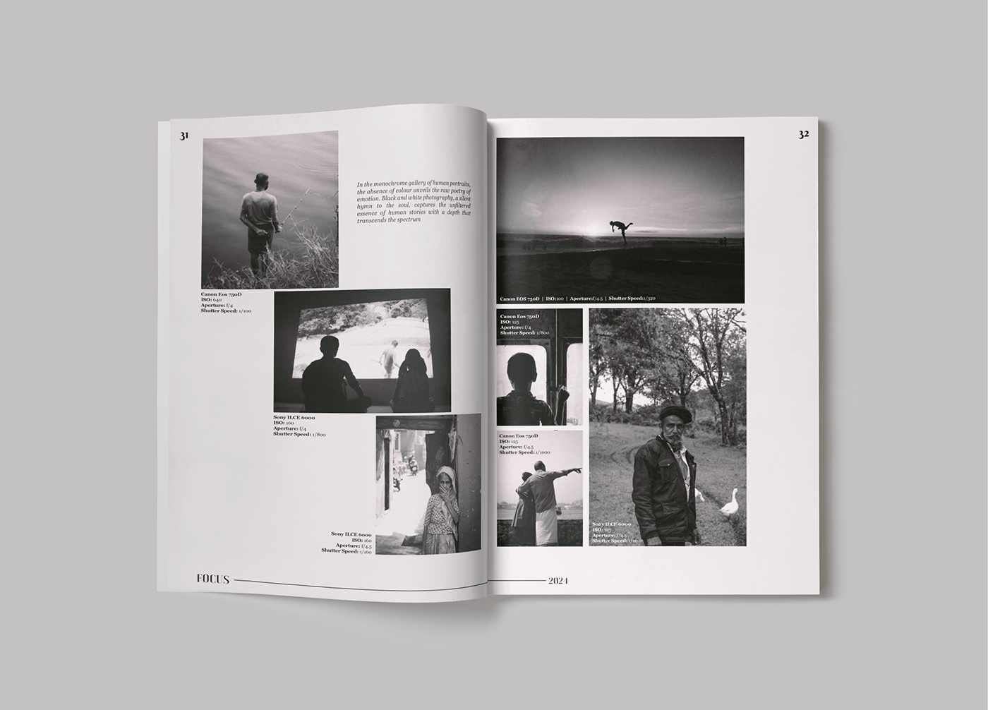 photography magazine magazine print design  graphic design  Illustrator design