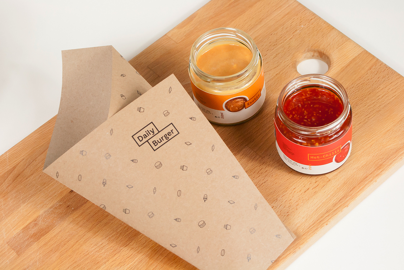 Corporate Design burger interactive design design franchise print digital branding  Food  minimal