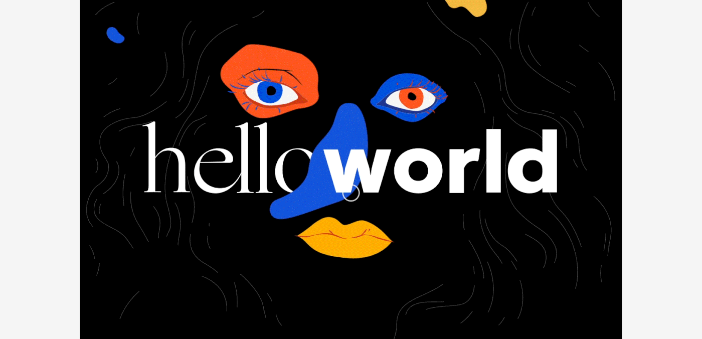 Portfolios design idea #58: hello world agency - portfolio web design