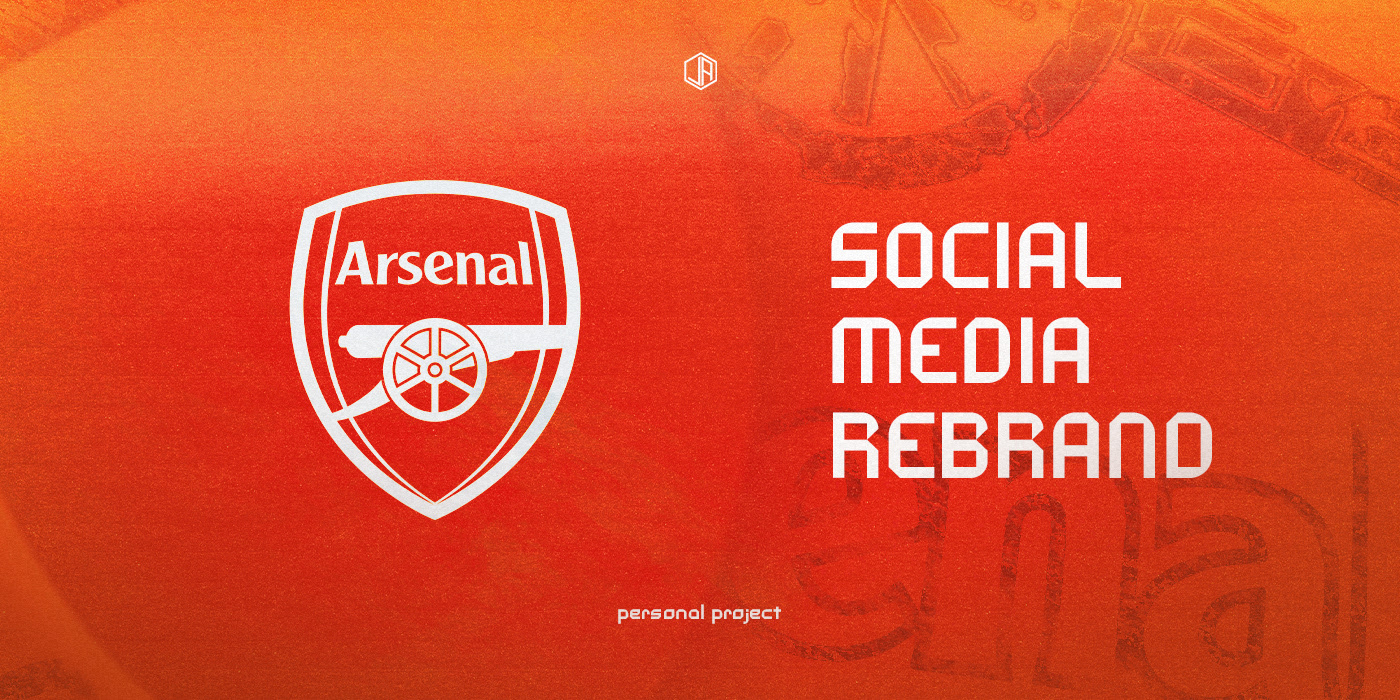 design football rebranding arsenal fc soccer social media Social media rebrand sports Sports Design Premier League