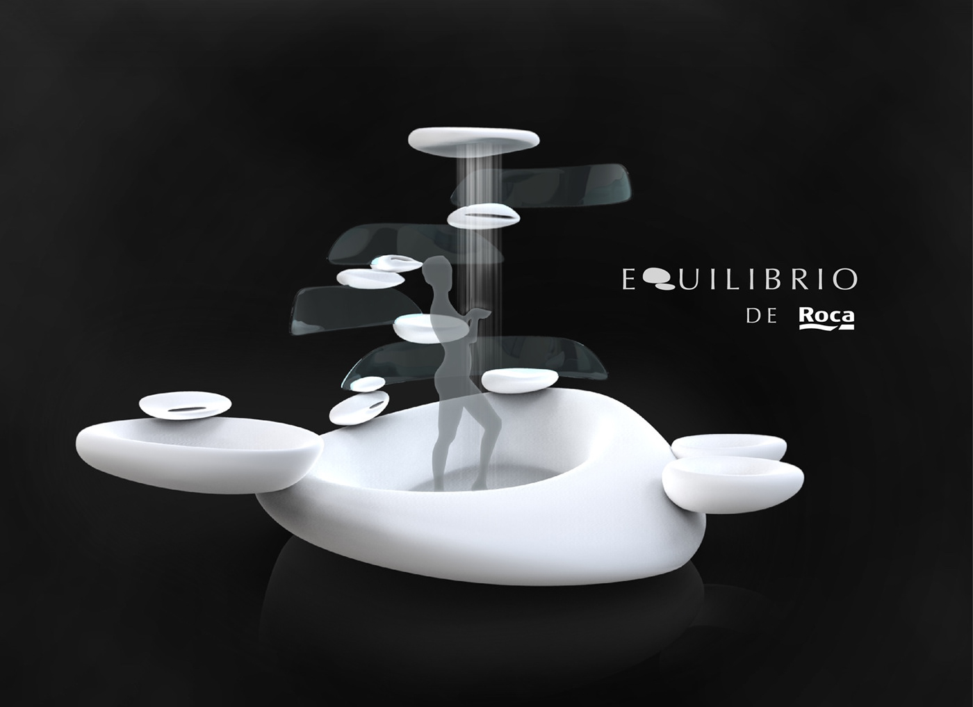 bath concept jumpthegap Roca realflow baththub Space  Interior design