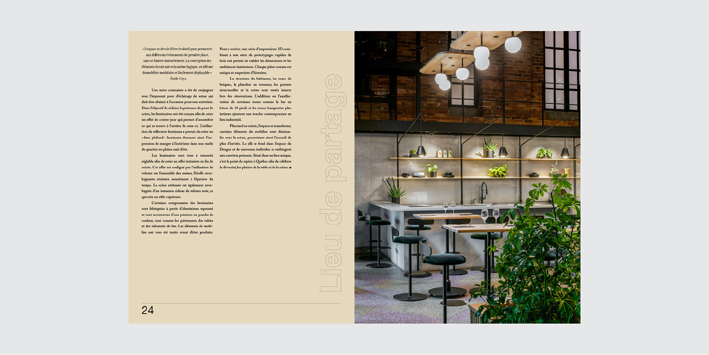 design magazine revue edition mise en page