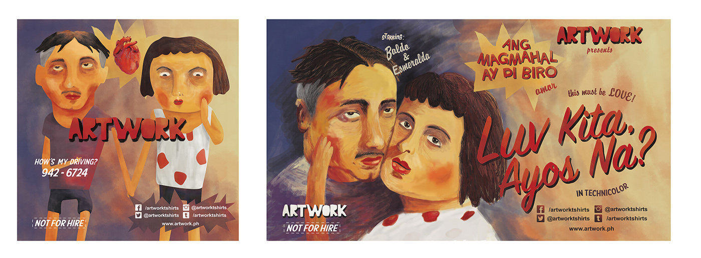 art artph artwork artworktshirts Truck stickers vintage warm show window valentines poster promo