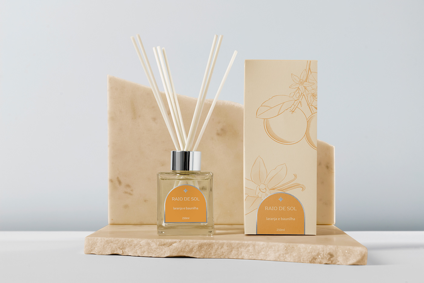 candle embalagem illustrated packaging ILLUSTRATION  Ilustração Packaging packaging design packaging illustration reed diffuser
