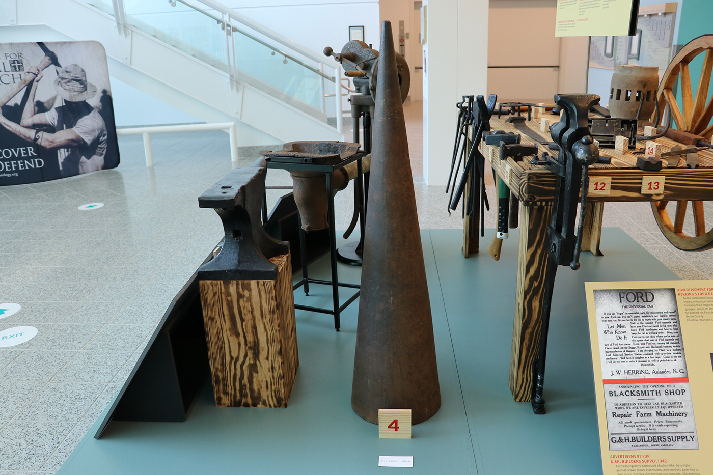 Carpentry culture exhibit Exhibition  history metalwork museum wood