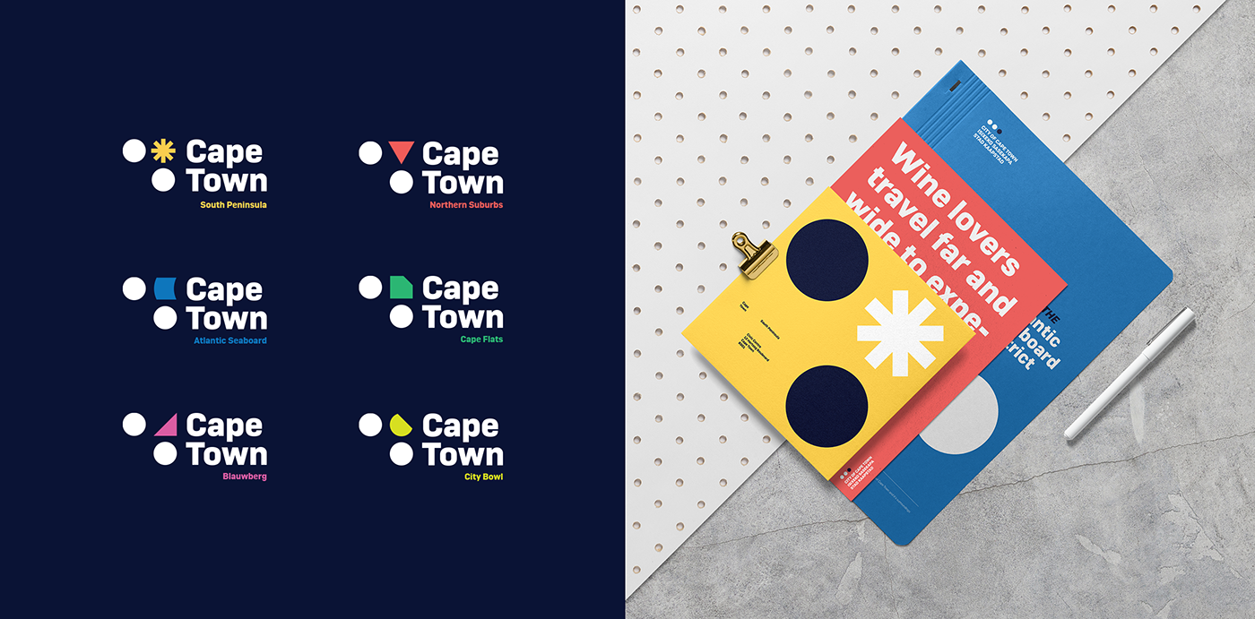 rebranding City Brand city rebranding cape town south africa table mountain Kaapstad Corporate Identity corporate modern