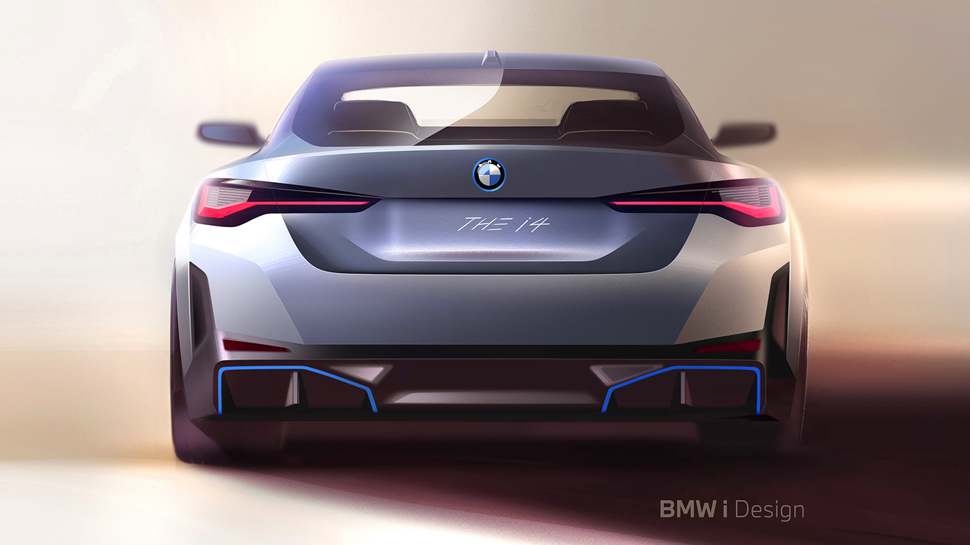 automotive   BMW cardesign cardesigner electric electriccar rendering sketch transportationdesign vehicledesign