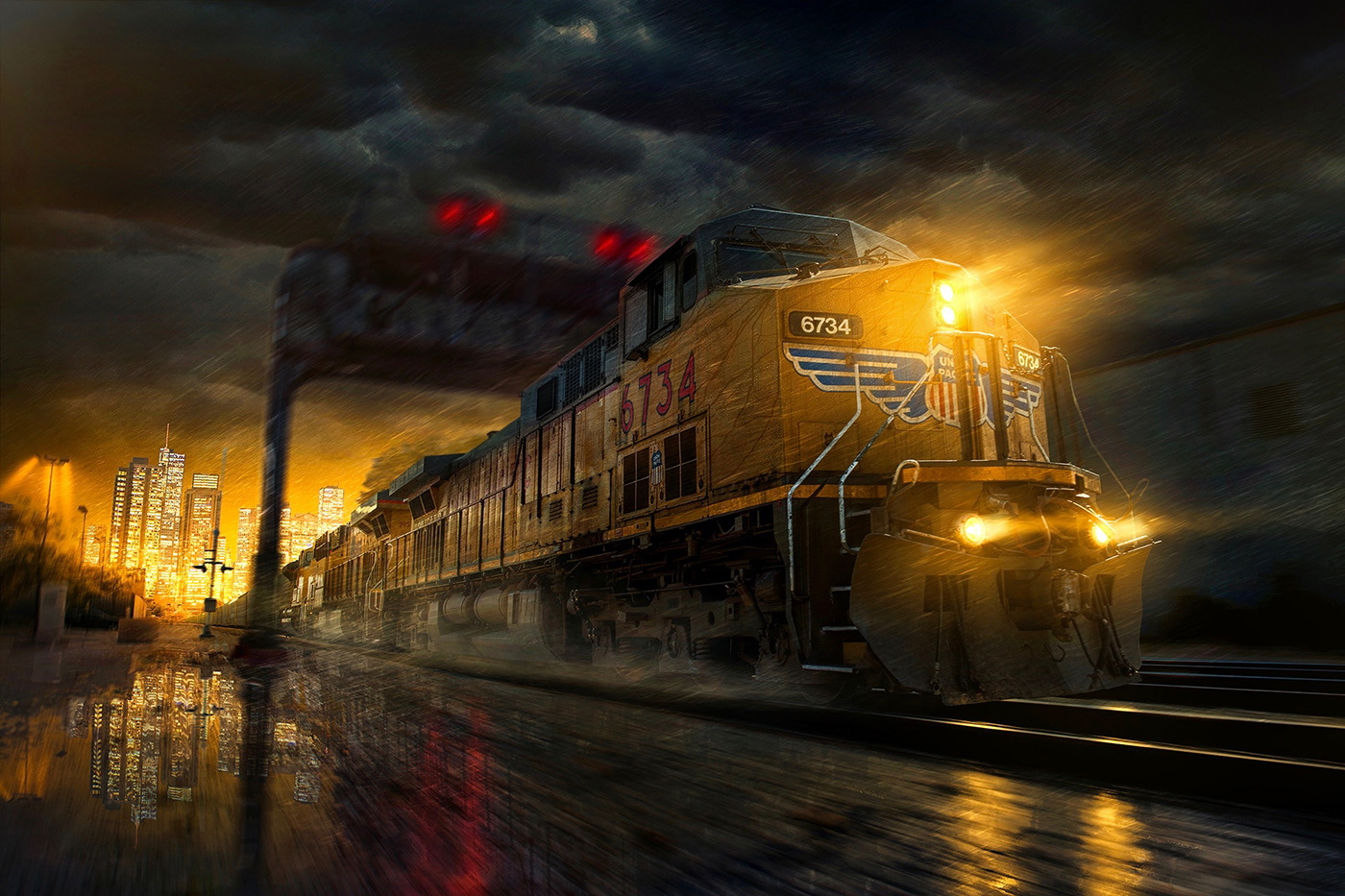 Advertising Photographer arizona Automotive Photographer Blair Bunting Canon freight trains Phoenix trains transportation