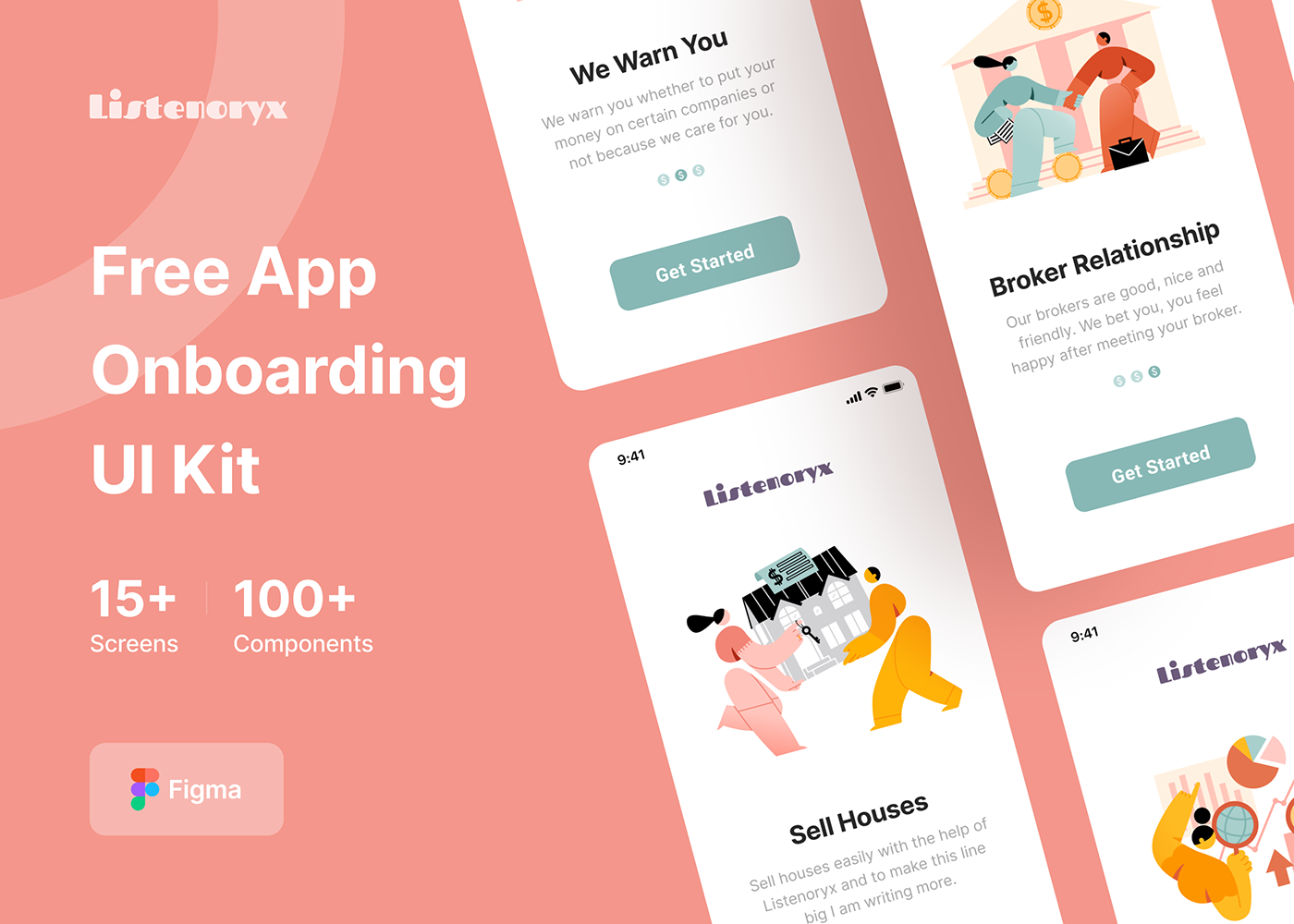 app onboarding Figma UI Kit free ui kit freebie salmanwap ui kit